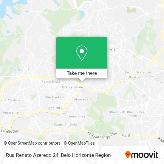 Rua Renato Azeredo 24 map