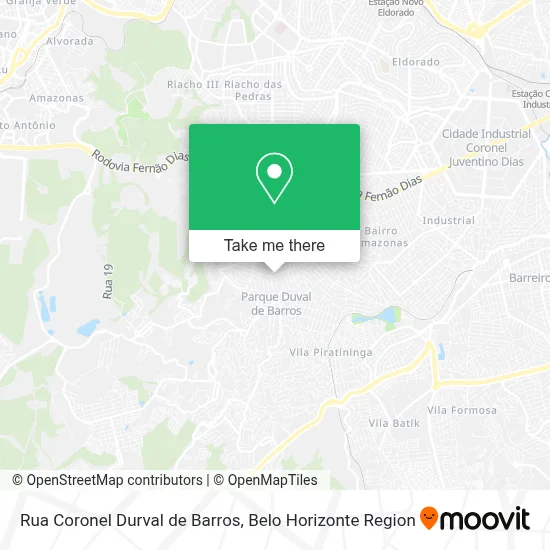 Rua Coronel Durval de Barros map