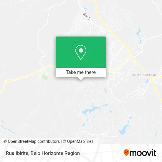 Rua Ibirite map