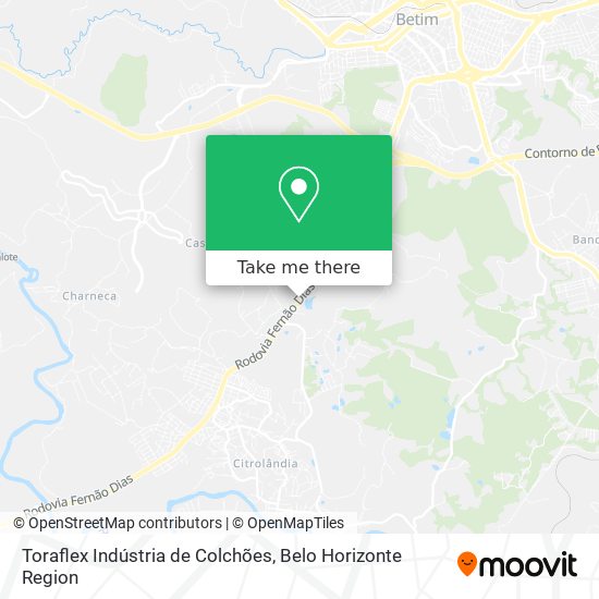 Toraflex Indústria de Colchões map