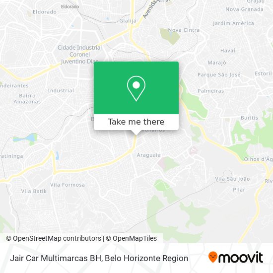 Jair Car Multimarcas BH map