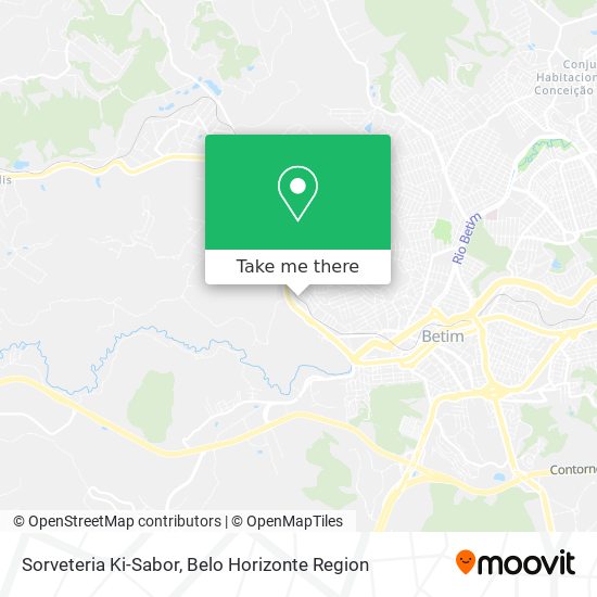 Sorveteria Ki-Sabor map