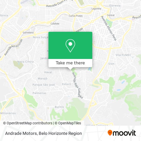 Mapa Andrade Motors