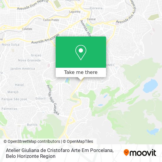 Atelier Giuliana de Cristofaro Arte Em Porcelana map