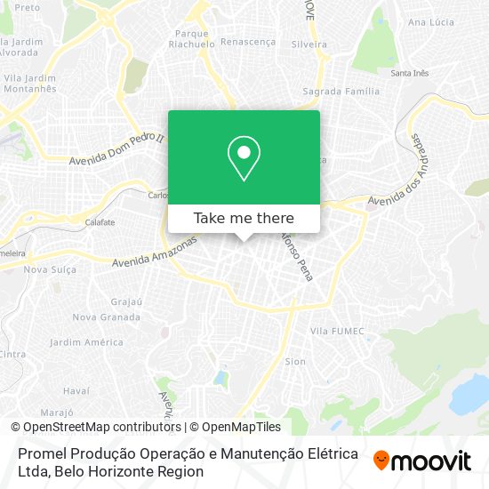 Promel Produção Operação e Manutenção Elétrica Ltda map