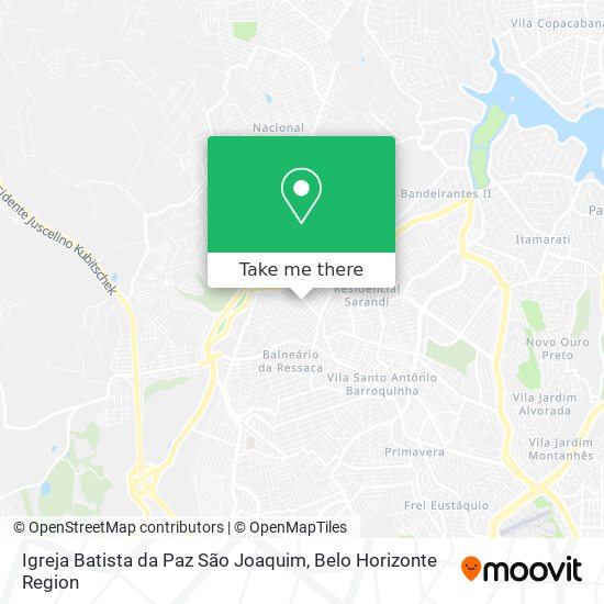 Igreja Batista da Paz São Joaquim map