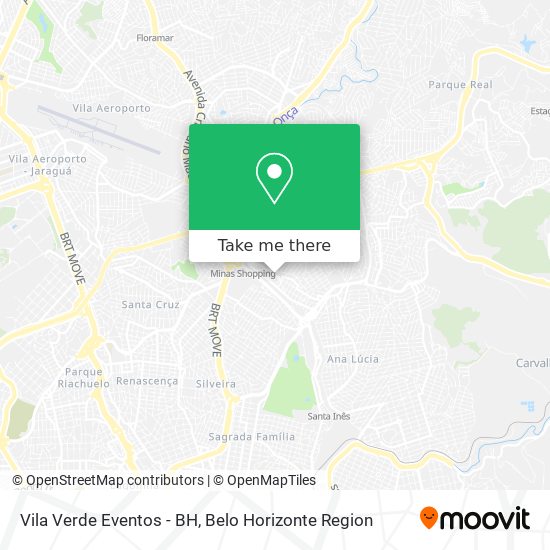 Vila Verde Eventos - BH map