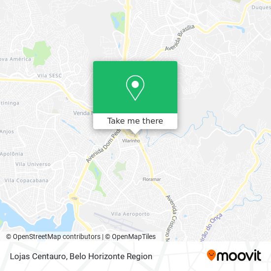 Lojas Centauro map