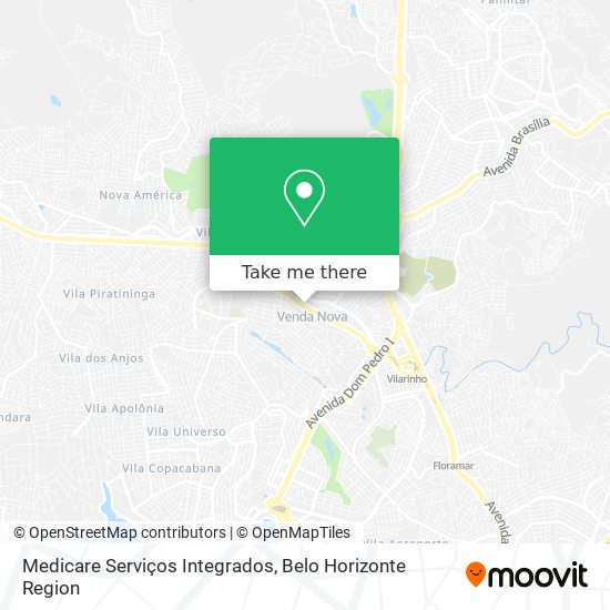 Medicare Serviços Integrados map