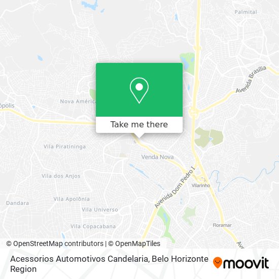 Acessorios Automotivos Candelaria map