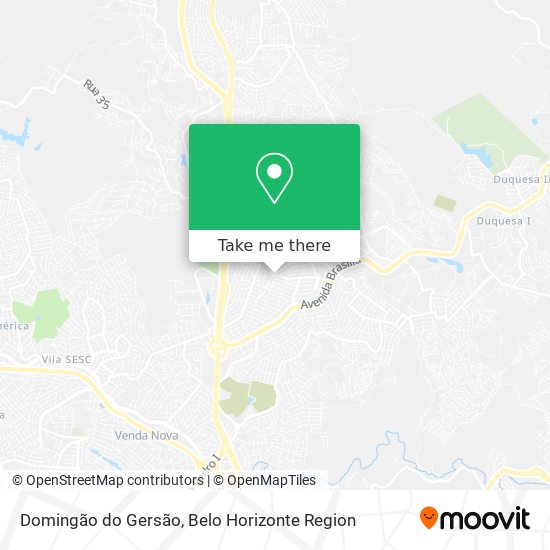 Domingão do Gersão map