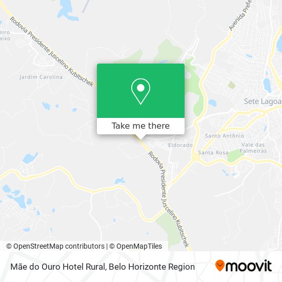 Mãe do Ouro Hotel Rural map