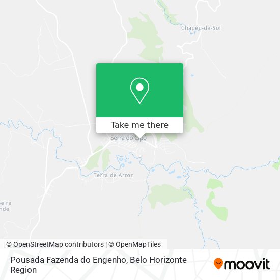 Pousada Fazenda do Engenho map