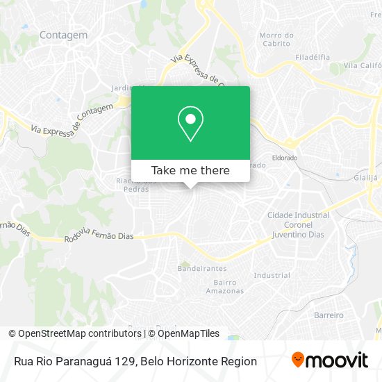 Rua Rio Paranaguá 129 map