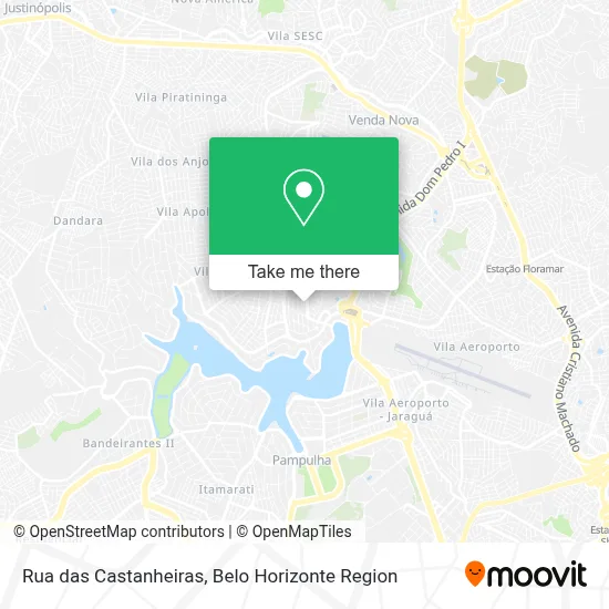 Rua das Castanheiras map
