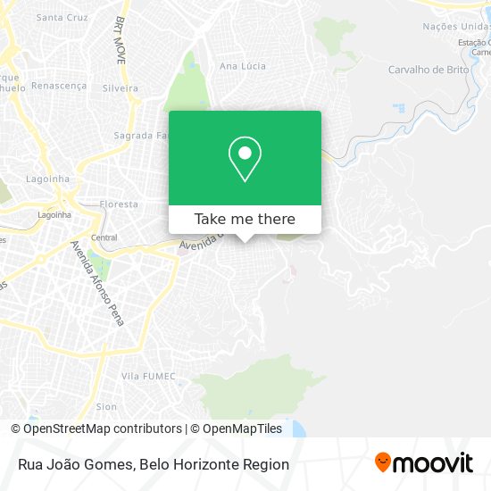 Rua João Gomes map