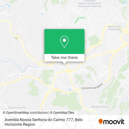 Avenida Nossa Senhora do Carmo 777 map