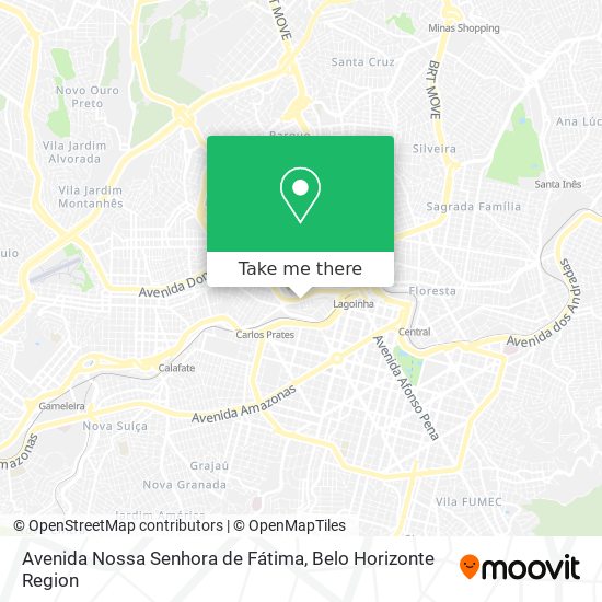 Avenida Nossa Senhora de Fátima map