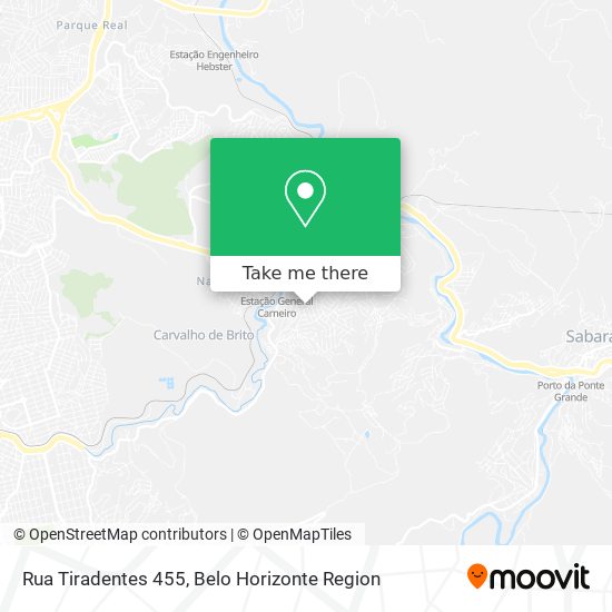 Rua Tiradentes 455 map
