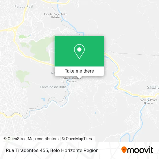 Rua Tiradentes 455 map