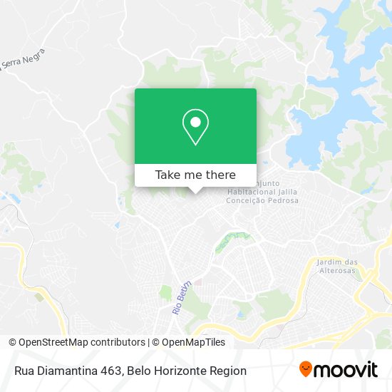 Rua Diamantina 463 map