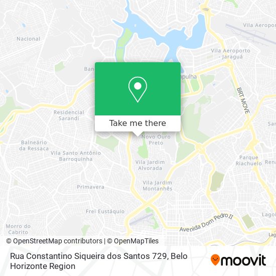 Rua Constantino Siqueira dos Santos 729 map