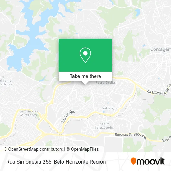 Rua Simonesia 255 map