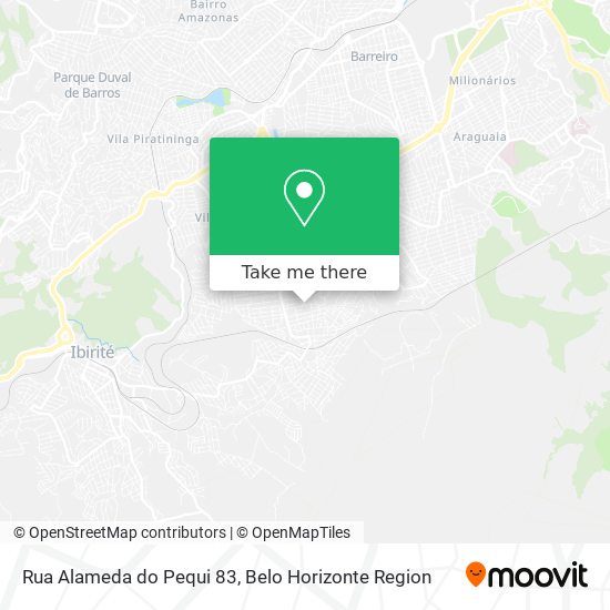Rua Alameda do Pequi 83 map