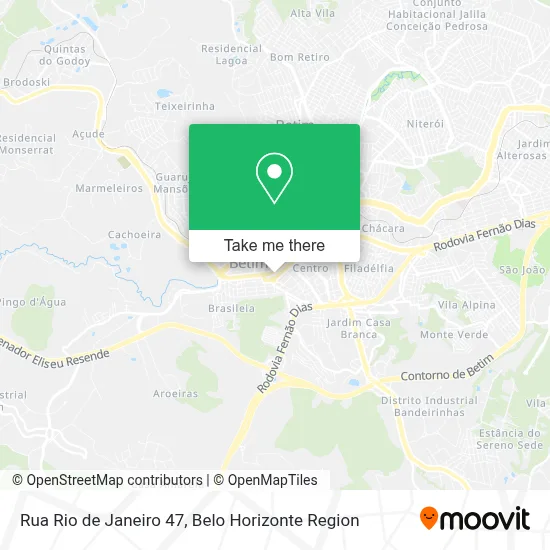Rua Rio de Janeiro 47 map