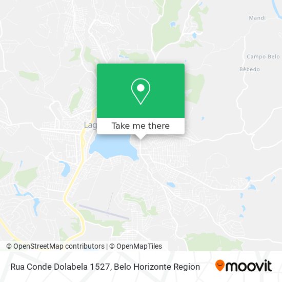 Rua Conde Dolabela 1527 map