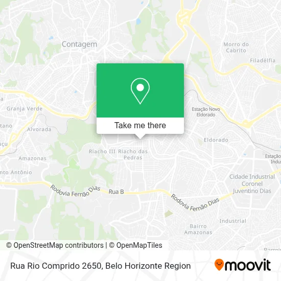 Rua Rio Comprido 2650 map