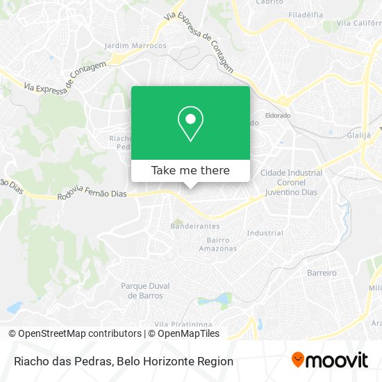 Riacho das Pedras map