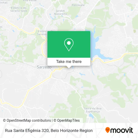 Rua Santa Efigênia 320 map
