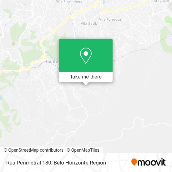Rua Perimetral 180 map
