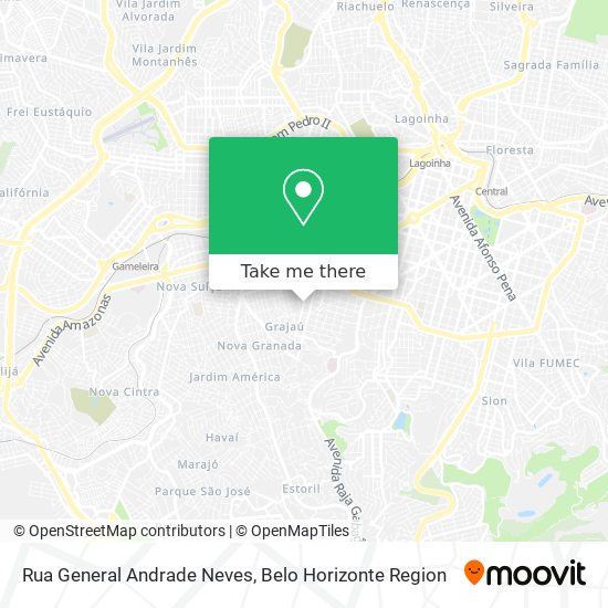 Rua General Andrade Neves map