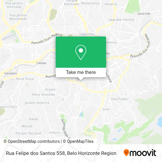Rua Felipe dos Santos 558 map
