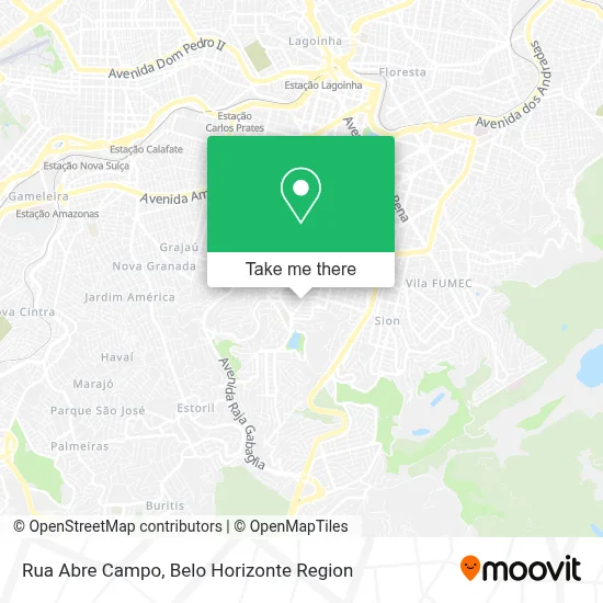 Rua Abre Campo map