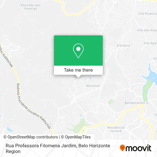 Rua Professora Filomena Jardim map