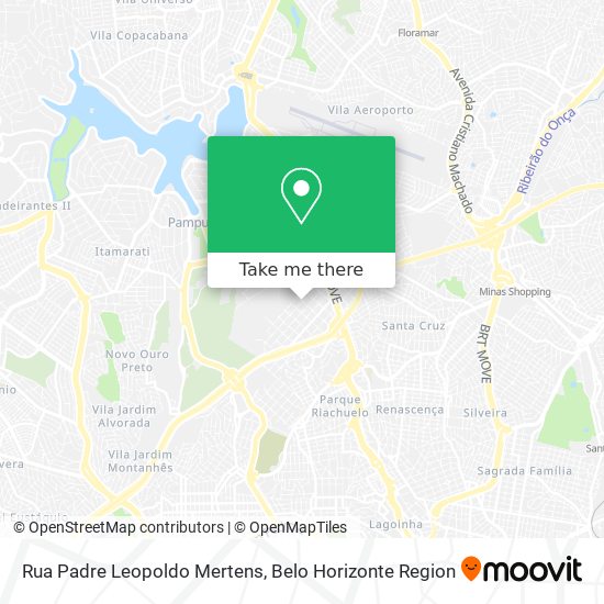 Mapa Rua Padre Leopoldo Mertens