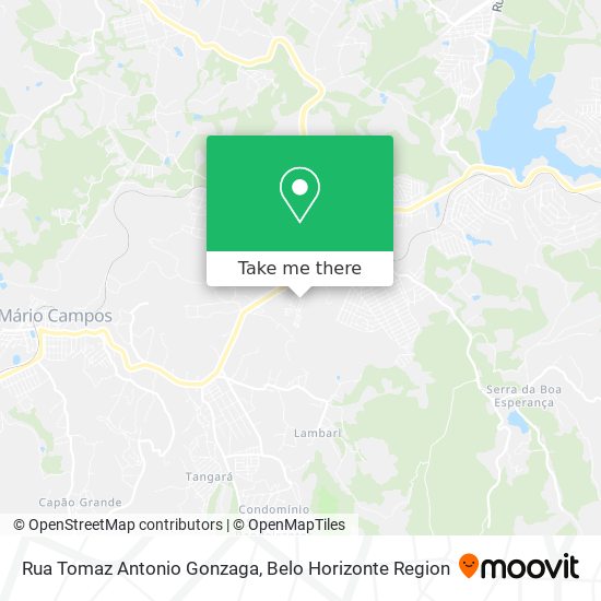 Rua Tomaz Antonio Gonzaga map