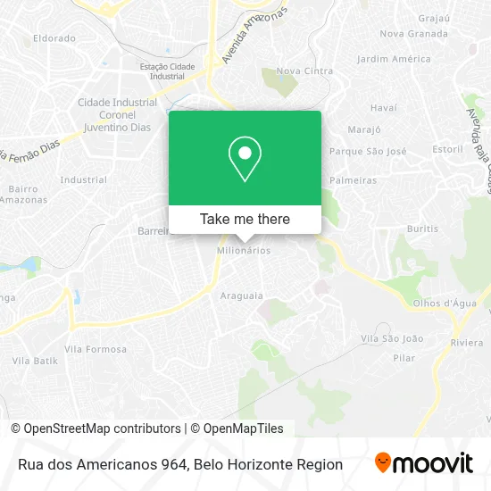 Rua dos Americanos 964 map