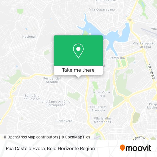 Rua Castelo Évora map