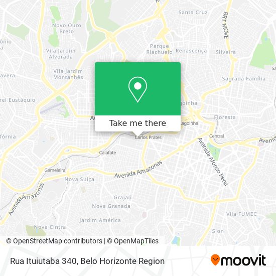 Rua Ituiutaba 340 map