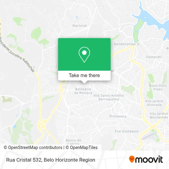 Rua Cristal 532 map