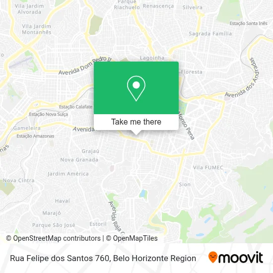 Rua Felipe dos Santos 760 map