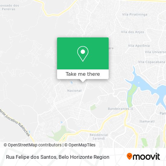Rua Felipe dos Santos map