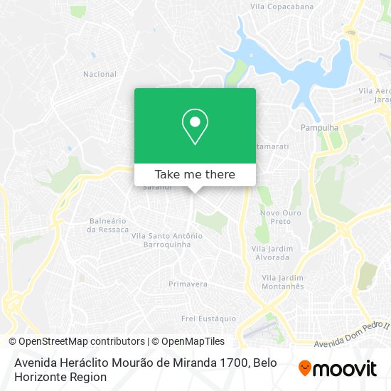 Avenida Heráclito Mourão de Miranda 1700 map