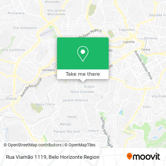 Rua Viamão 1119 map