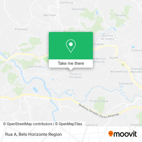Rua A map