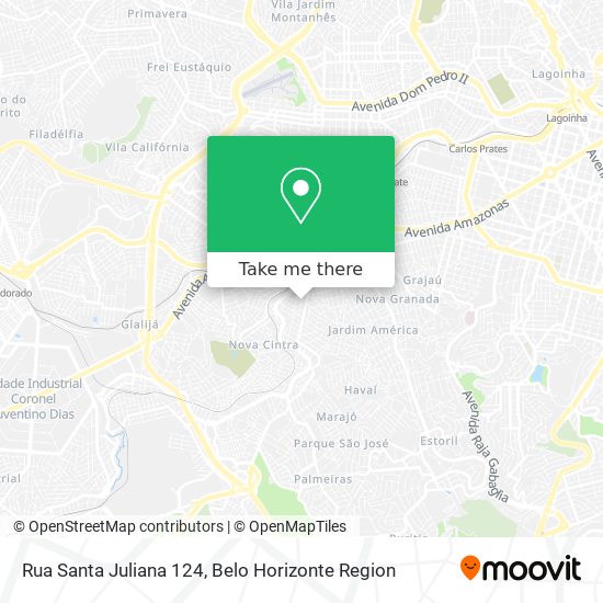 Rua Santa Juliana 124 map